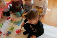 Dzień makaronu w gr. Słoneczka (Koryznowej, 2021)