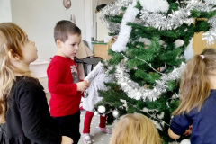 "Misie" na spotkaniu z choinką (Turka, 2021)