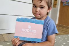 Tworzymy Kodeks Przedszkolaka w gr. Żabki (Owocowa, 2021)