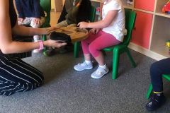 Zajęcia z edukacji kynologicznej - grupa "Słoneczka" (Koryznowej, 2020)