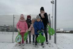 Zimowe szaleństwa dzieci z grupy Żabek (Turka, 2021)