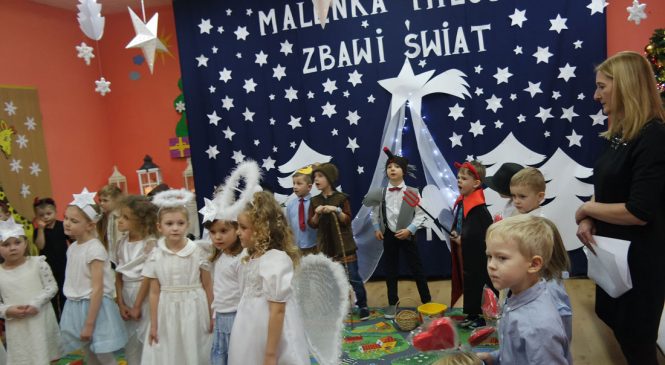 Przedstawienie jasełkowe – grupy „Tygrysy” i „Żabki”