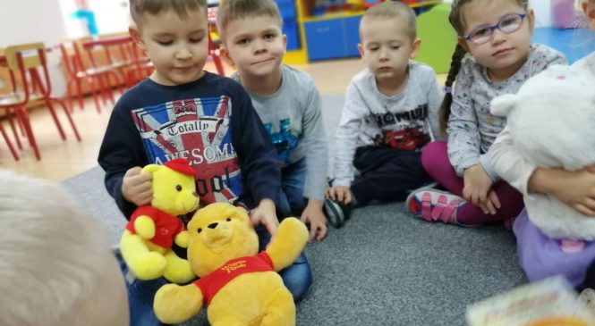 Odwiedziny Kubusia Puchatka – grupa „Żabki”
