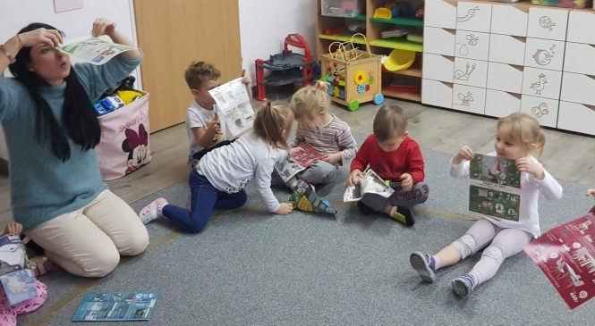 Zabawy logopedyczne w grupie Misi