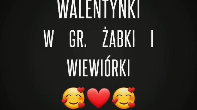 Walentynki w gr. Żabki i Wiewiórki 🥰🐸🐿🥰