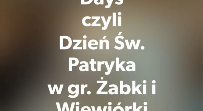Dzień Św. Patryka w gr. Żabki i Wiewiórki 🇮🇪☘🇮🇪