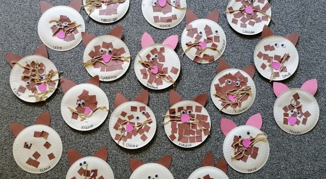 Praca plastyczna „Koty” – gr. Słoneczka