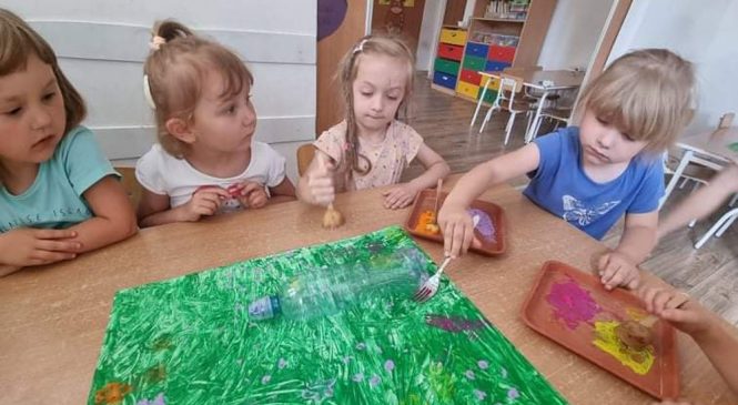 Malujemy „kolorową łąkę”