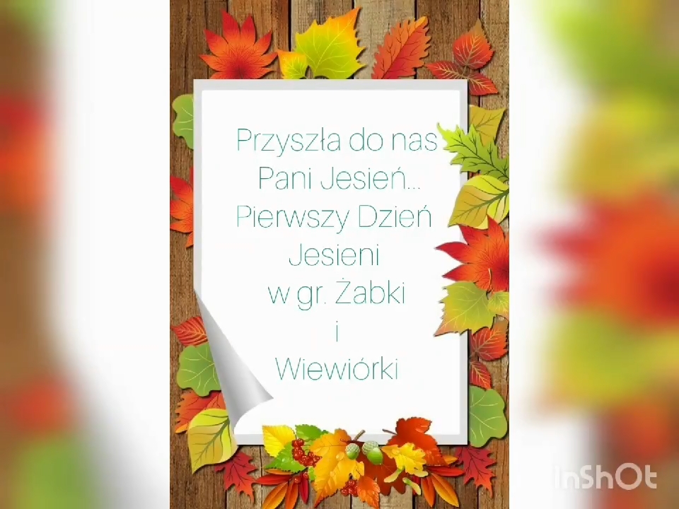 Kartki Na Pierwszy Dzień Jesieni