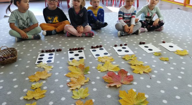 Jesienna matematyka w gr. Żabki