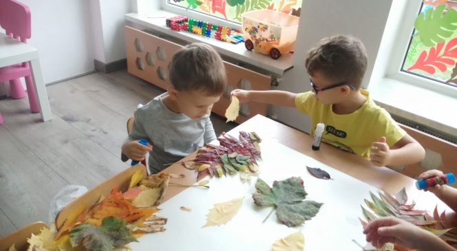 Jesienne zabawy w gr. Żabki 🍂