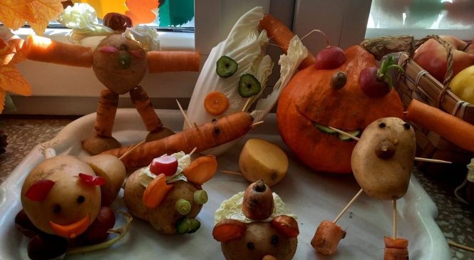 Robimy warzywne ludziki w gr. Wiewiórki🥕🥔🥬🥒