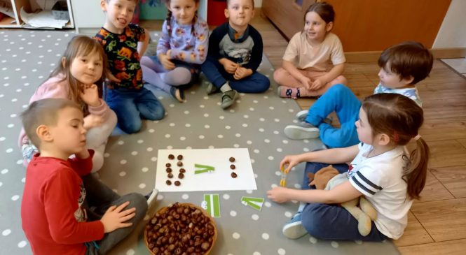 Dzień Matematyki w gr. Wiewiórki 🐿1️⃣2️⃣3️⃣🐿